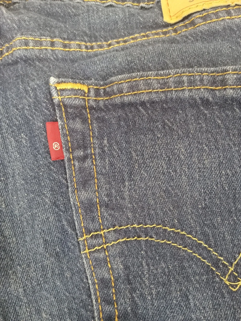 Levi's Men's 559 Relaxed Straight Jeans - Dark Blue Size 34x30